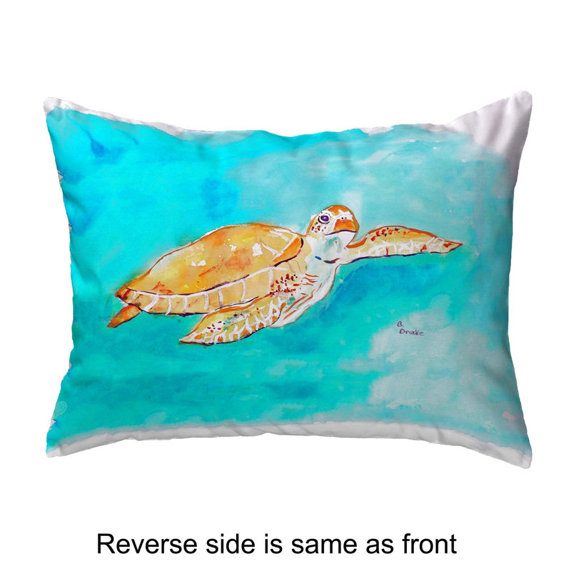 Outdoor Reversible Throw Pillow