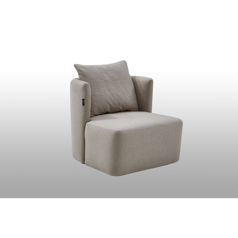 Fauteuil en polyester 26,5 po Eastview, Taupe