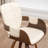Braiden Swivel Faux Leather Dining Chair-610463323