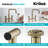 Urbix Bridge Faucet with Side Spray Included-49089339
