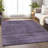 Premium Machine Washable Prisco Plum Rug-1971096201
