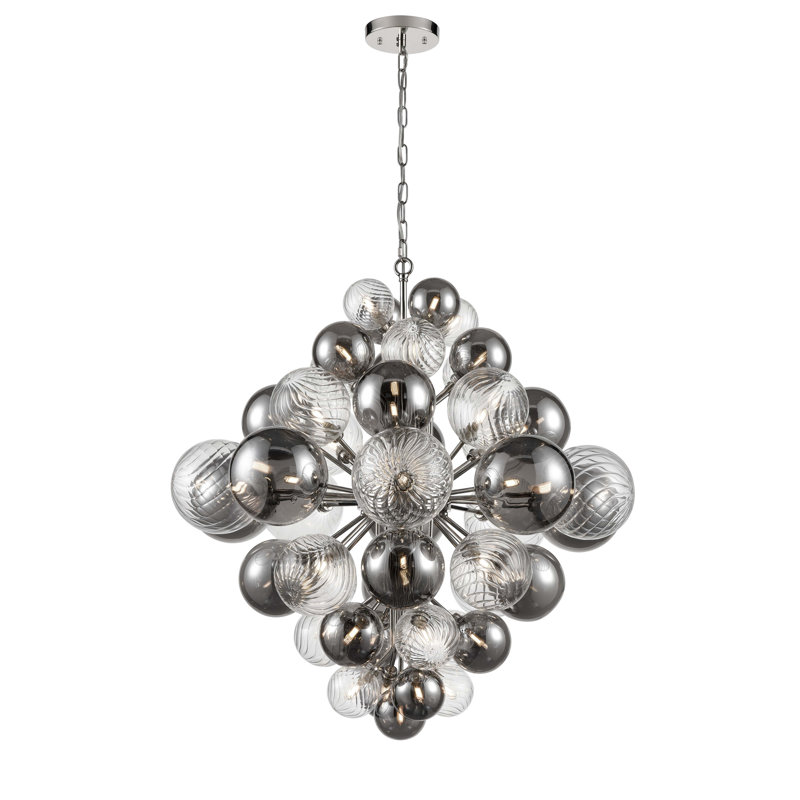 DeMotte 47 - Light Chrome Sputnik Pendant