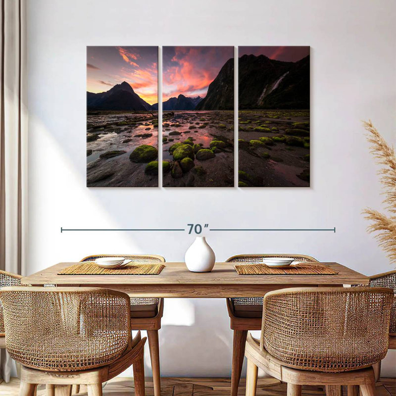 Sebbie Milford Sound At Sunrise, 36" H x 57" W