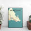 Honolulu City Map - No Frame Print-436208233