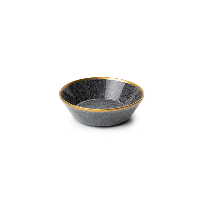 Service de table (16 pièces), Noir, doré