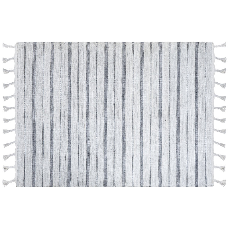Layhill Rectangle Striped Hand Woven Area Rug, Rectangle 160 x 230cm