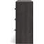 Rustic 6-Drawer Dresser With Safety Stop, Grey