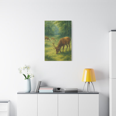 Aaroon Single Picture Frame Print on Canvas