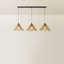 3 - Light Matte Black Pendant-26162305