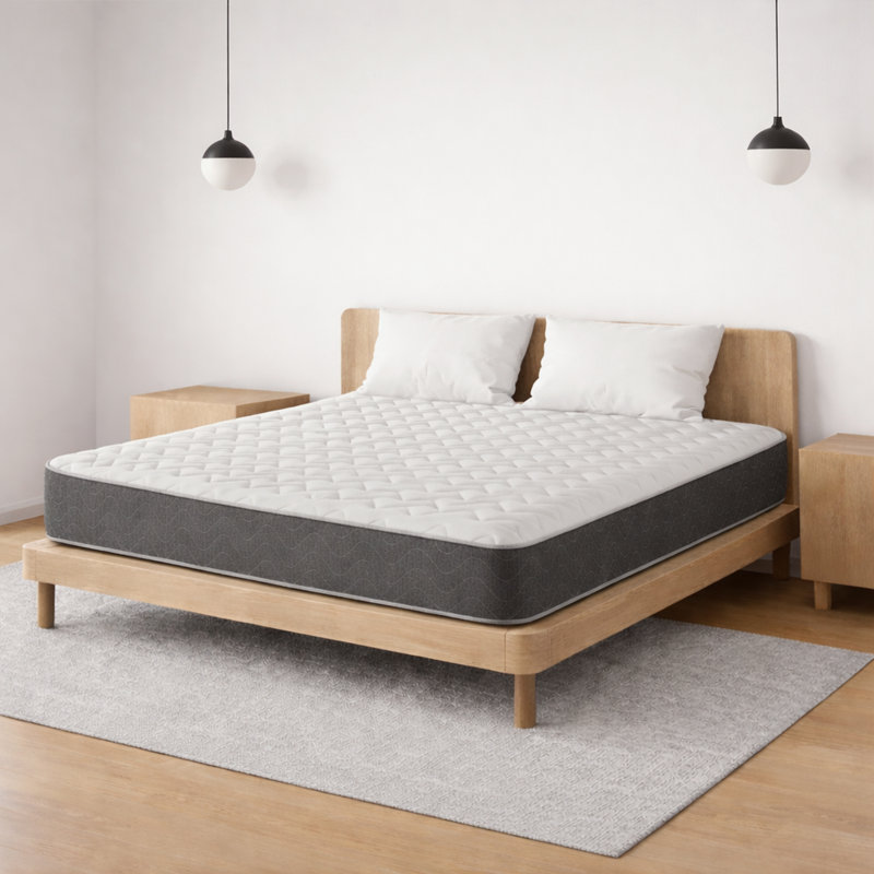 Piatto Memory Foam Open Coil Mattress, Double (4'6)
