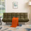 Canapé-lit futon 67,3 po vert-2128592673