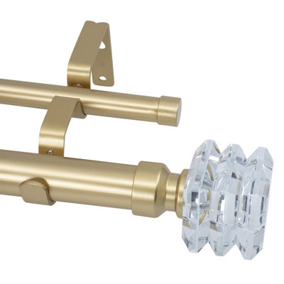 Giandonato Adjustable Double Curtain Rod