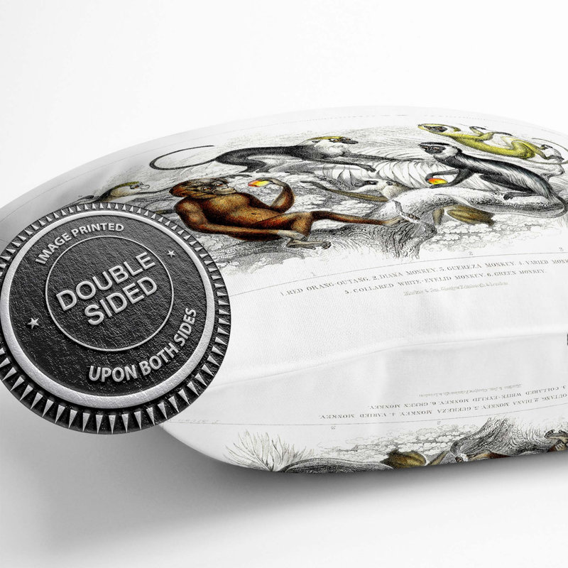 Square Throw Cushion, 40cm H x 40cm W x 15cm D