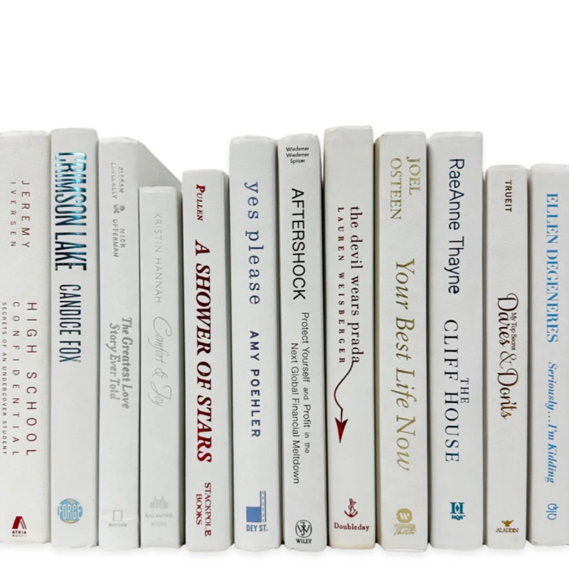 Livres blancs modernes par couleur et pied