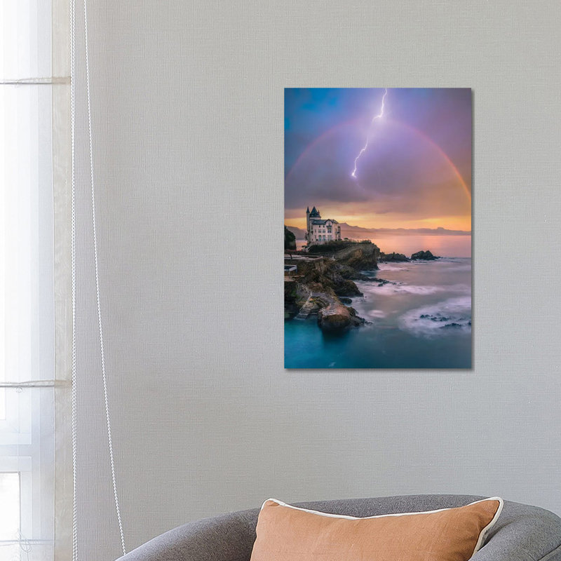 Biarritz Tranquility by Brent Shavnore - Gallery-Wrapped Canvas Giclée on Canvas, Wrapped Canvas
