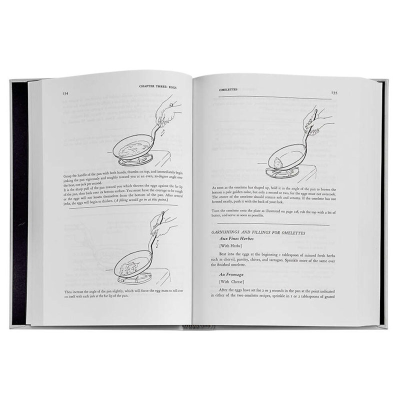 Graphic Image Julia Child Mastering The Art Of French Cooking Coffee Table Book, Leather,Ice
