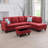 Manol 3 - Piece L- Shaped Upholstered Living Room Sectional Sofa-1234253328-1234253341