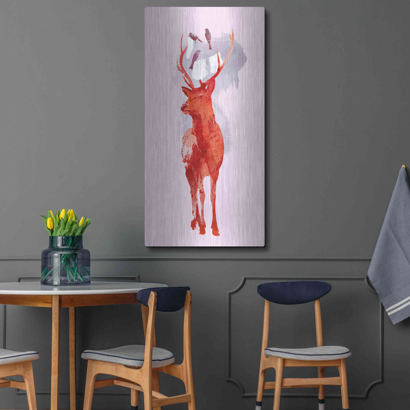 «Useless Deer» par Robert Farkas, H 48 po x l 24 po