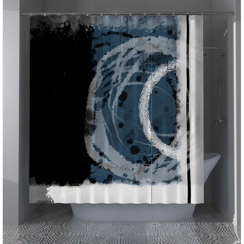 Abstract Shower Curtain