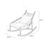 Chaise berçante nordique moderne