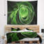 Tapisserie boule verte Abstract-28503444