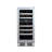 15 Inch Wide 23 Bottle Capacity Dual Zone Wine Cooler with Right Swing Door