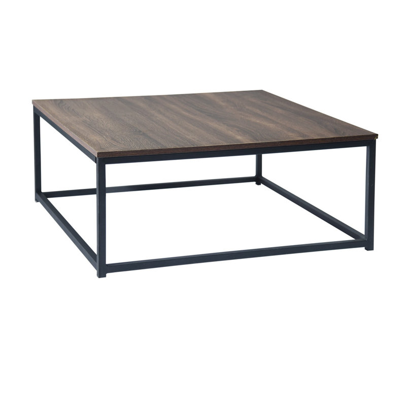 Table basse contemporaine 31,5 po, Noyer, Bois