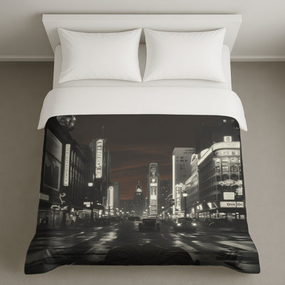Housses de couette rétro Cityscape Night