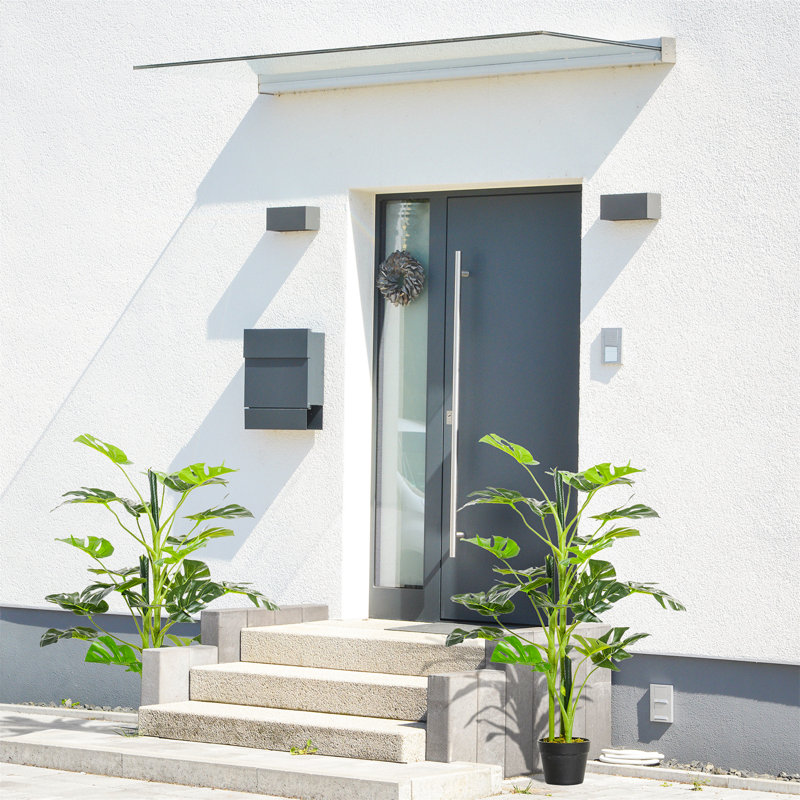 100cm Faux Ivy Plant in Cement Pot