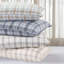 Taies d'oreiller style campagnard classique en flanelle de coton écossais-536163776-536163789
