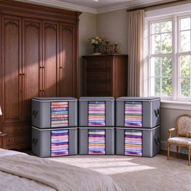 6 Pack Rebrilliant Aabas Fabric Storage Bag