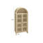 Versatile Arched Kitchen Pantry With Adjustable Shelves And Stylish Design