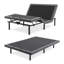Base de lit double réglable noir avec télécommande sans fil, inclinaison de la tête et du pied-2143197183
