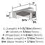 Bouton d'armoire Intersect 1-15 / 16 pouces (49mm) - paquet de 10-111778208-124174059