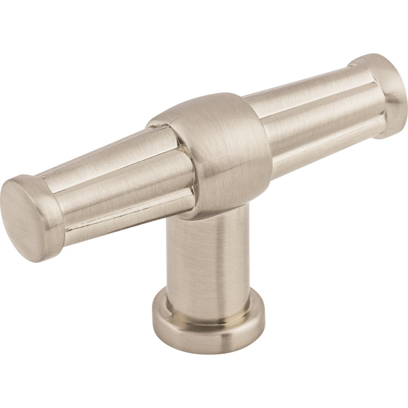 Luxor 2 1/2" Length Bar Knob, Brushed Satin Nickel