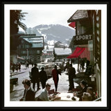 Gstaad Town Centre Print by Slim Aarons