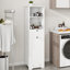 Armoire de trieur de linge inclinable à un compartiment et à un tiroir -