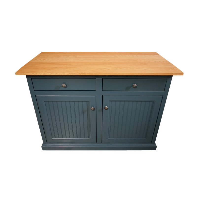 Kitchen Island, Smoky Blue