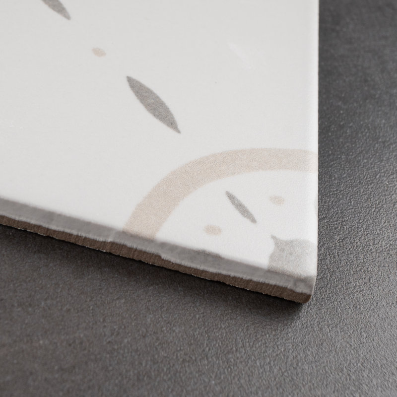 Memory 5.9 In. X 5.9 In. Matte Porcelain Floor And Wall Tile, Warm Beige