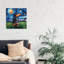 Dachshund Night by Aja Trier - Painting on Canvas-449468324-458336699