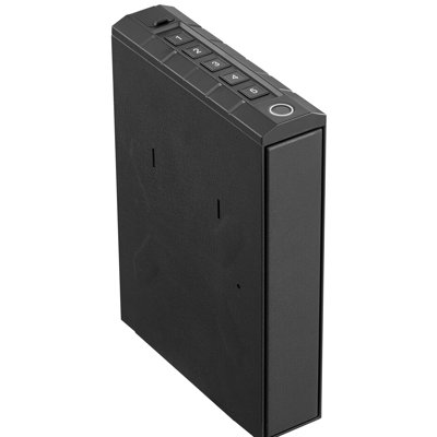 Fingerprint Password Key 3 - Way Quick Access Handgun Safe With Lighting, Slider Design For 1 & Magazine, Mounted Nightstand, Black Q235 Metal, 16.51in Depth, 11.6in Width, 5.46in Height, 11.28lb