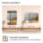 Yexee 20 in. W x 30 in. H Rectangular Framed Adjustable Tilt Wall-mounted Bathroom Vanity Mirror in Chrome-2039501204-2039501205