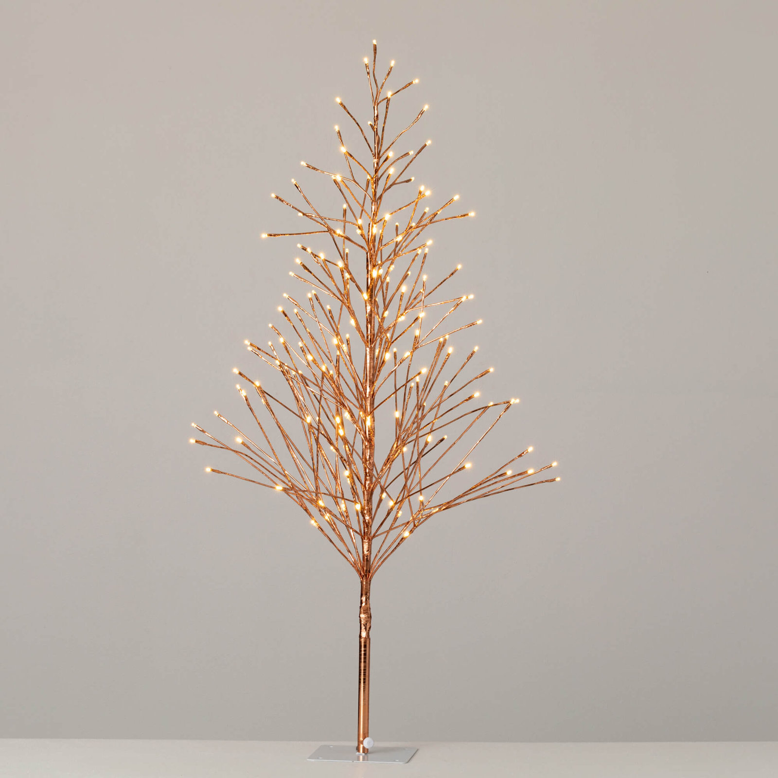 Christmas Lighted Gold 4 ft. Tree