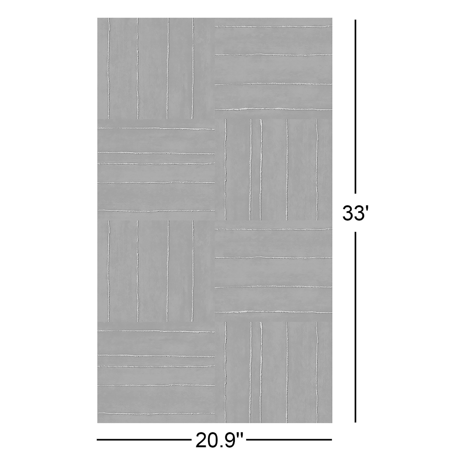 Lianna Geometric Wallpaper, Graphite