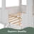Full Over Full Woodbunk Bed With Roof, Window, Guardrail, Ladder-786522636