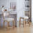26.5" Counter Stools Set Of 2,Upholstered Counter Height Bar Stools With Comfy Back,Solid Rubber Wood Frame,Backrest, Footrest,Armless Barstools For Home Bar,Kitchen Counter-1604721565