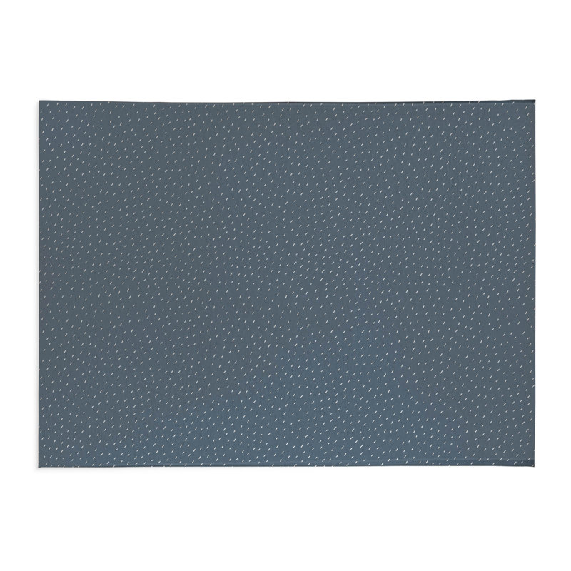 Tapis de bureau Paulie, L 6 pi x L 4 pi, Blue