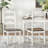 Fleurance 6 - Person Solid Wood Top Four Leg Dining Set