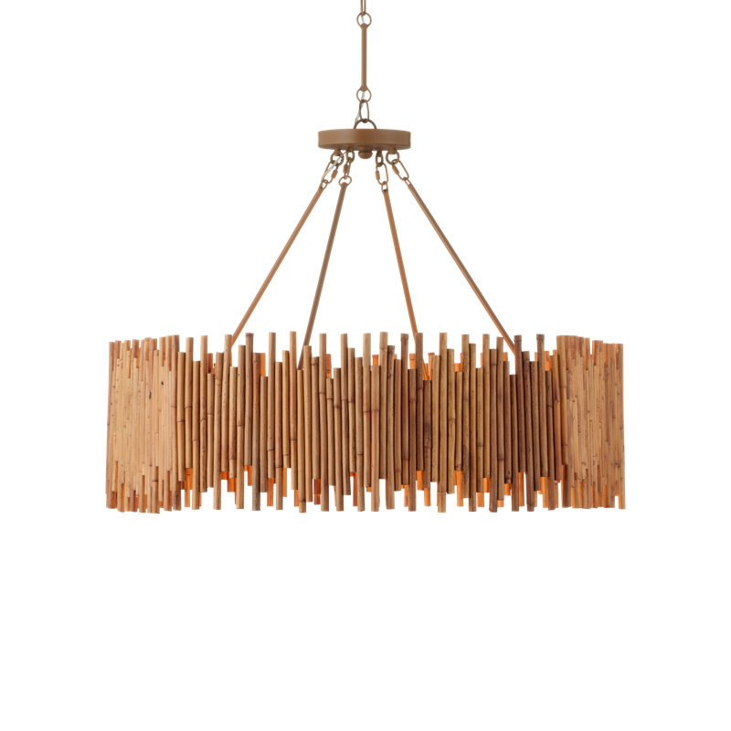 Teahouse 8 - Light Wrought Iron Chandelier