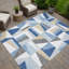 Tapis géométrique intérieur / extérieur lavable à la machine Chantille ACN2327-1580108149